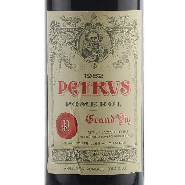 ペトリュス 1982 【A】 ラベル不良 シャトー ペトリュス Petrus