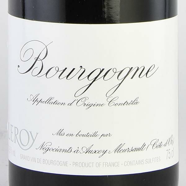 ルロワ メゾン ルロワ ブルゴーニュ ルージュ 2014 Maison Leroy
