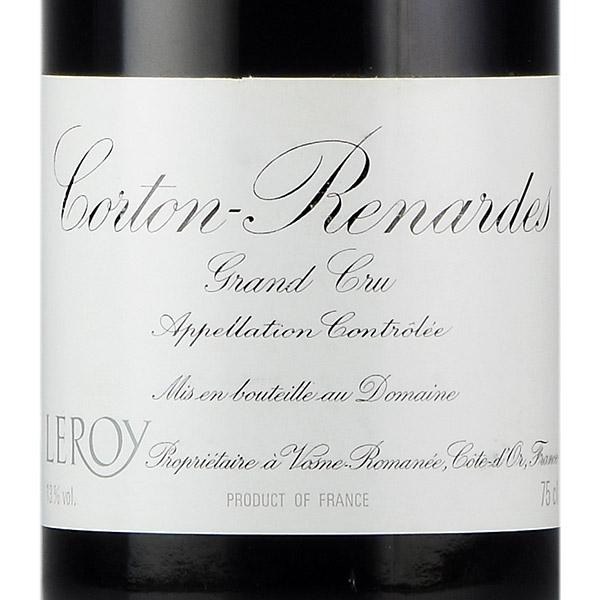 ルロワ ドメーヌ ルロワ コルトン ルナルド 1998 Domaine Leroy Corton