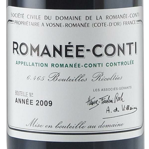 ロマネコンティ ロマネコンティ 2009 ドメーヌ ド ラ ロマネ コンティ