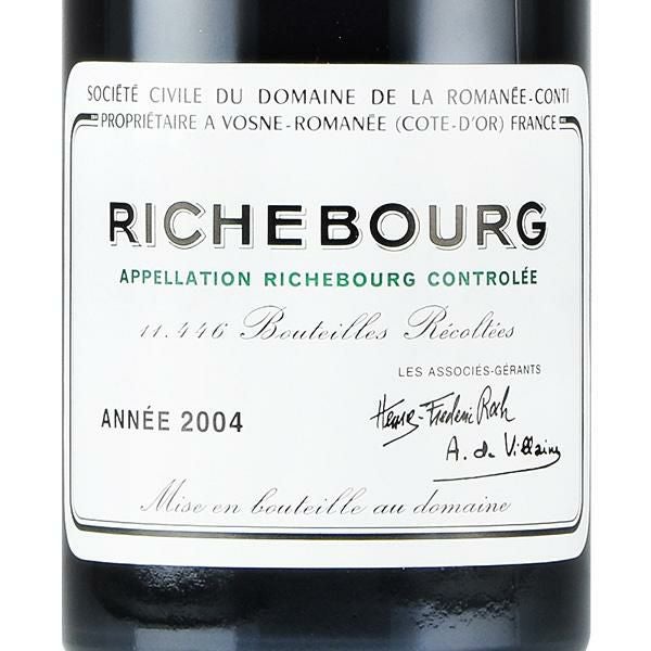 Richebourg 2004 赤ワイン 2004 | Richebourg Grand Cru | Domaine Leroy | Cult Wines Singapore