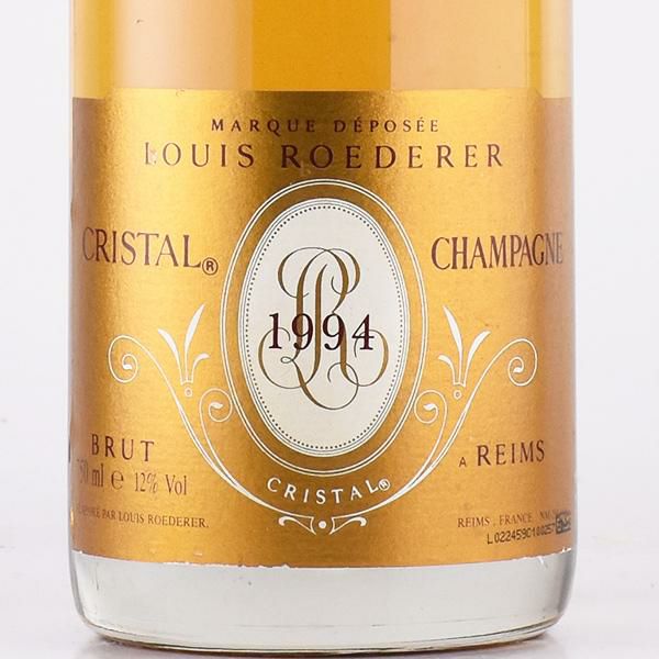 希少ヴィンテージ】ルイ・ロデレール クリスタル 1994（750ml） ルイ ロデレール クリスタル 1994 ルイロデレール ルイ・ロデレール