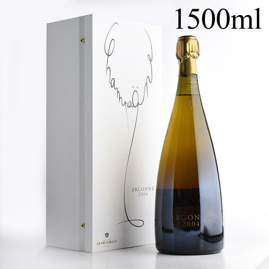 Henri Giraud 、 2004 木箱入り アルゴンヌ、アンリ.ジロー アンリ ジロー アルゴンヌ 2004 マグナム 1500ml ギフトボックス