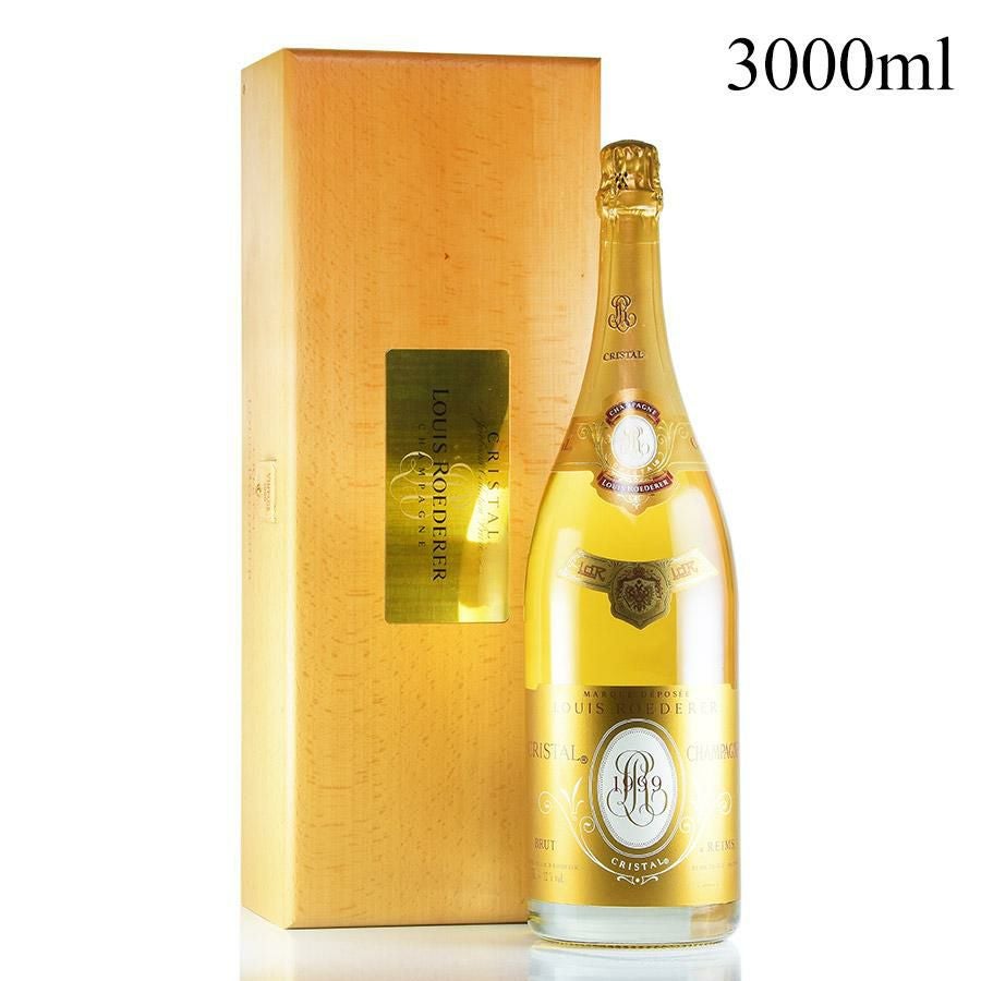 ルイ ロデレール クリスタル 1999 ジェロボアム 3000ml 木箱入り