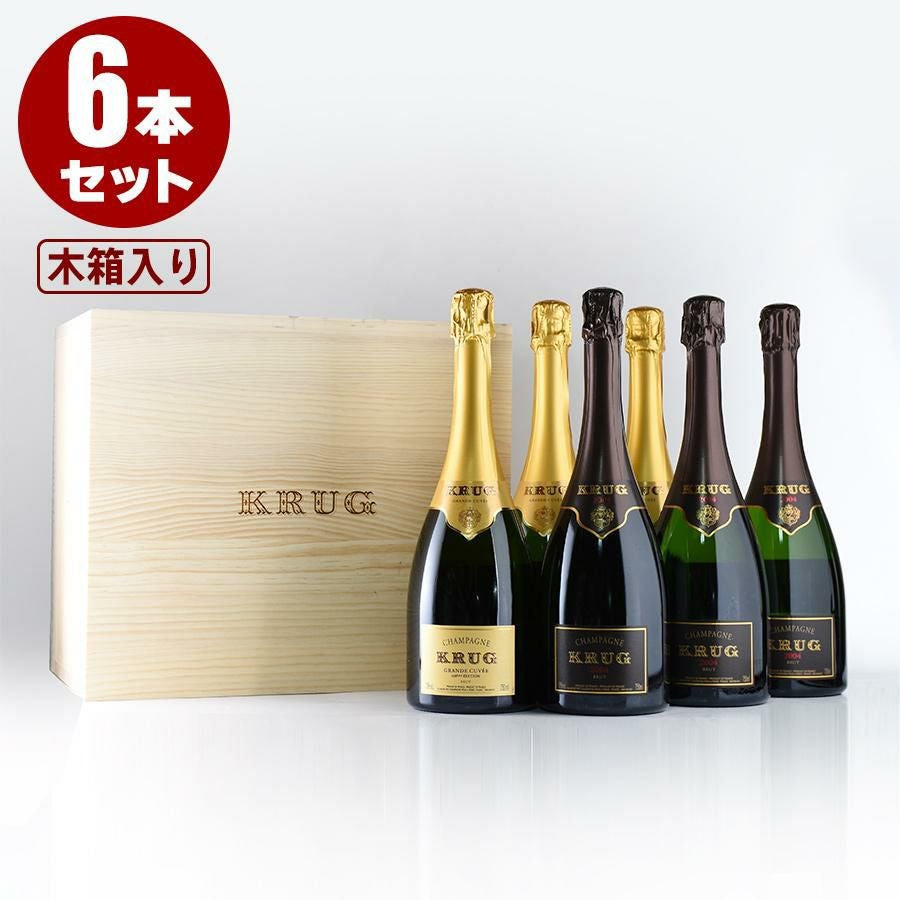 クリュッグ レ クレアシオン ド 2004 6本アソート ヴィンテージ2004x3