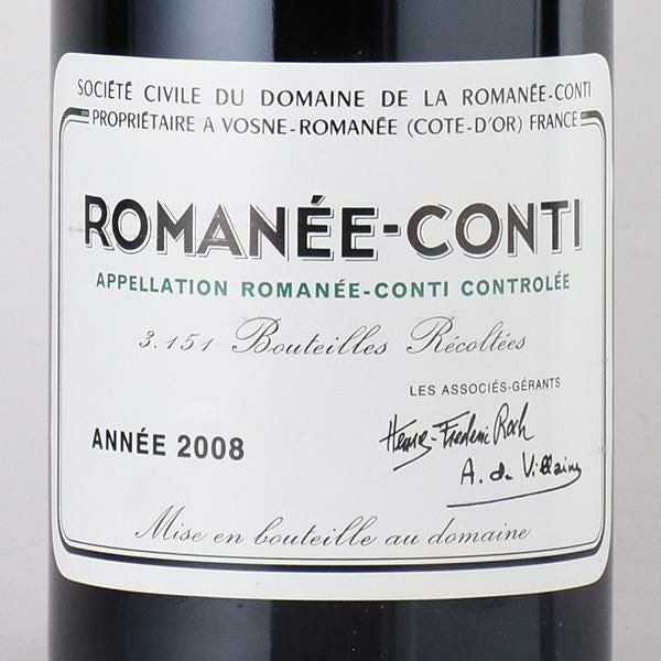 ロマネコンティ ロマネコンティ 2008 ドメーヌ ド ラ ロマネ コンティ