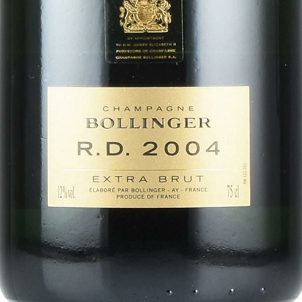 ボランジェ アール ディー 2004 RD Bollinger R.D. フランス