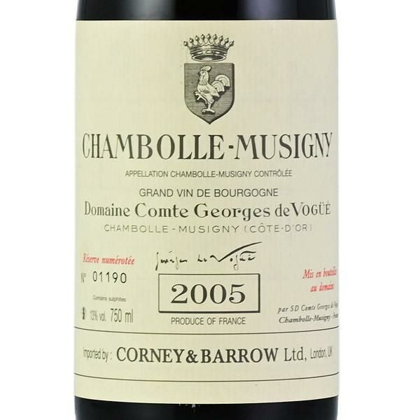 コント ジョルジュ ド ヴォギュエ シャンボール ミュジニー 2005 Comte
