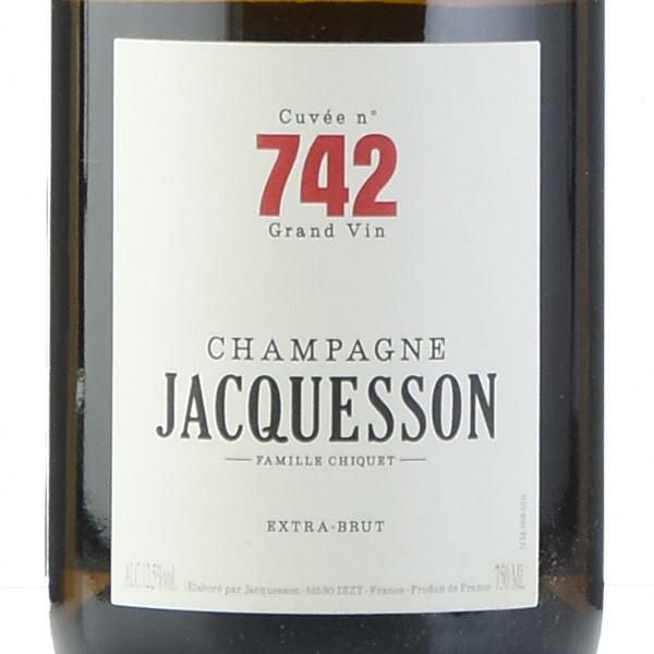 ジャクソン キュヴェ #742 エクストラ ブリュット NV Jacquesson Cuvee
