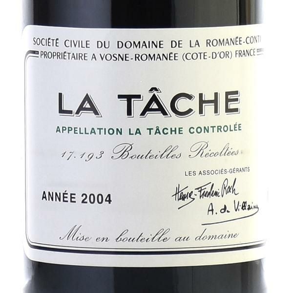 LA TÂCHE 2004 グランクリュワイン 空瓶 ロマネコンティ ラ ターシュ 2004 ドメーヌ ド ラ ロマネ コンティ DRC