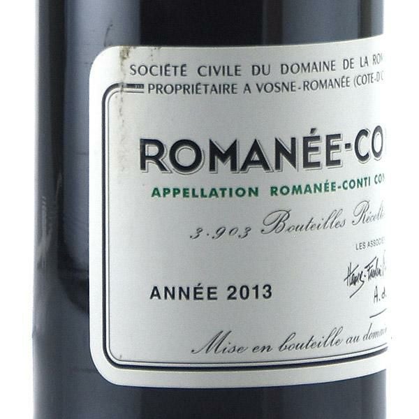 ロマネコンティ ロマネコンティ 2013 ラベル不良 ドメーヌ ド ラ
