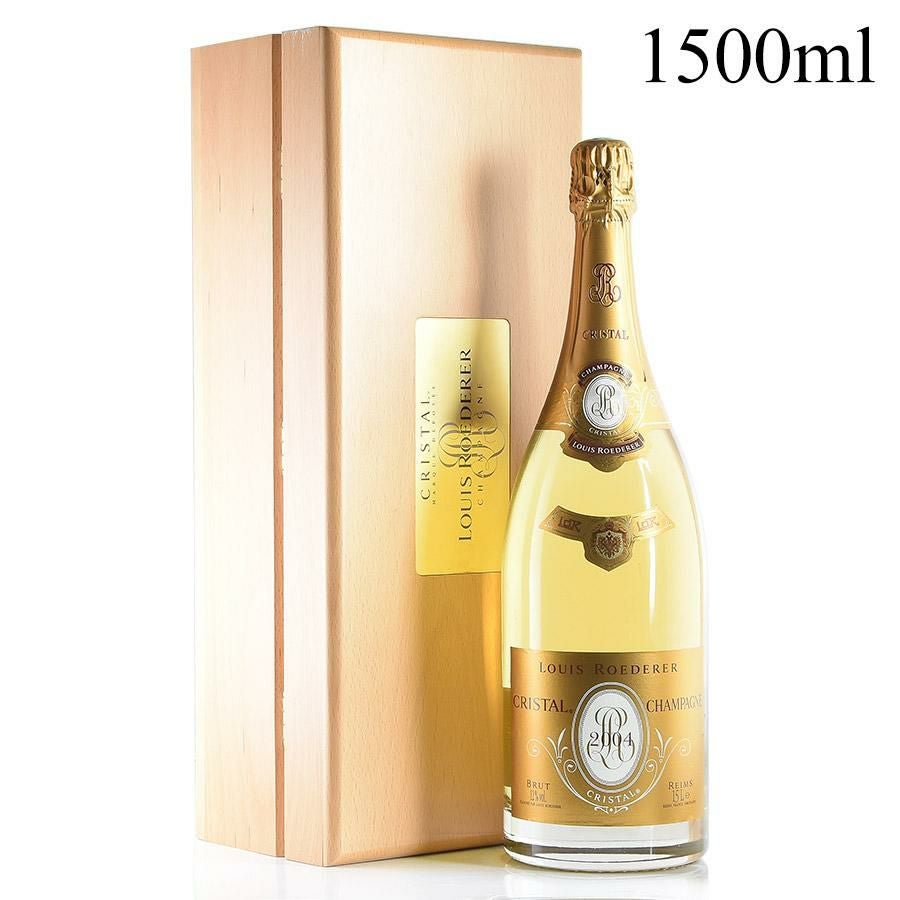 ルイ ロデレール クリスタル 2004 マグナム 1500ml 木箱入り