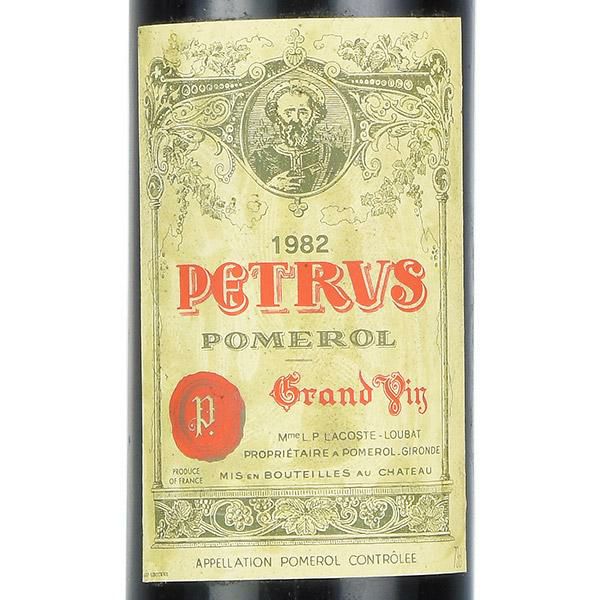ペトリュス 1982 【B】 ラベル不良 シャトー ペトリュス Petrus