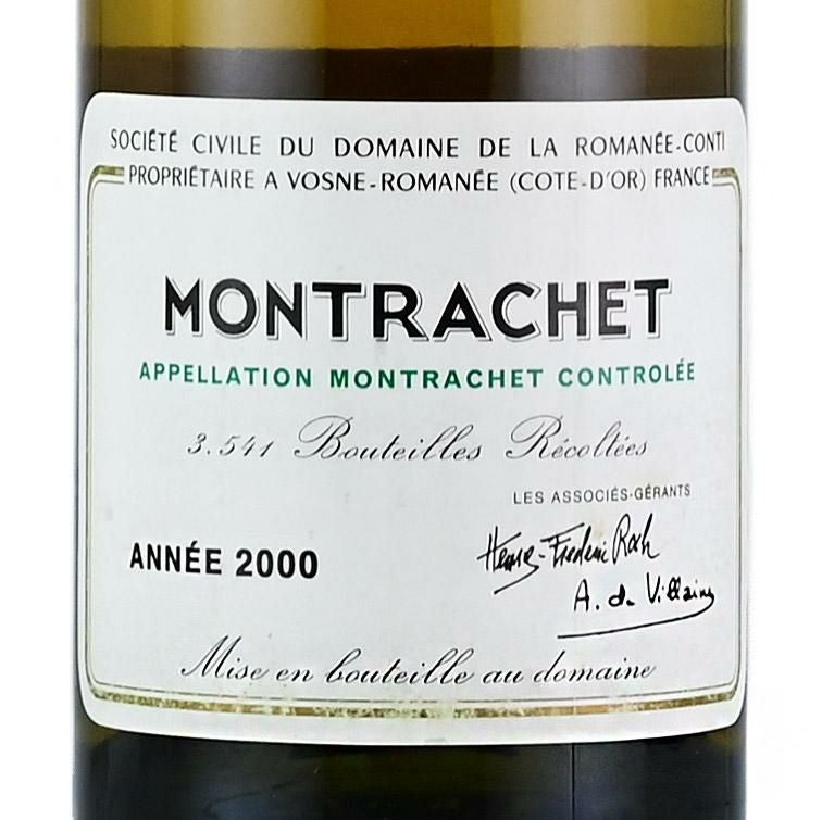 ロマネコンティ モンラッシェ 2000 ラベル不良 ドメーヌ ド ラ ロマネ