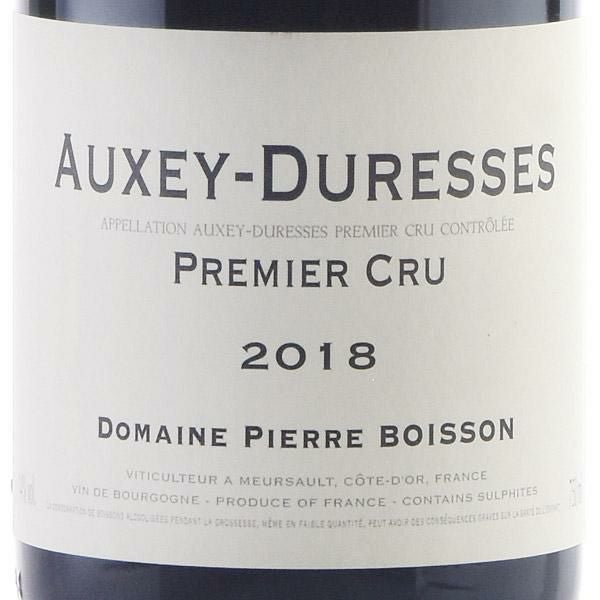 ピエール ボワッソン オーセイ デュレス プルミエ クリュ 2018 Pierre