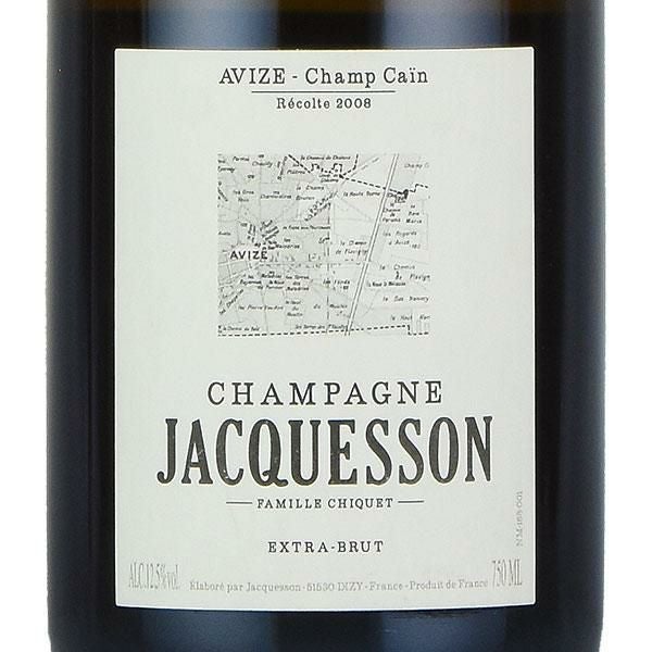 ジャクソン アヴィズ シャン カン 2008 ジャクソン アヴィズ シャン カン 2008 Jacquesson Avize Champ Cain