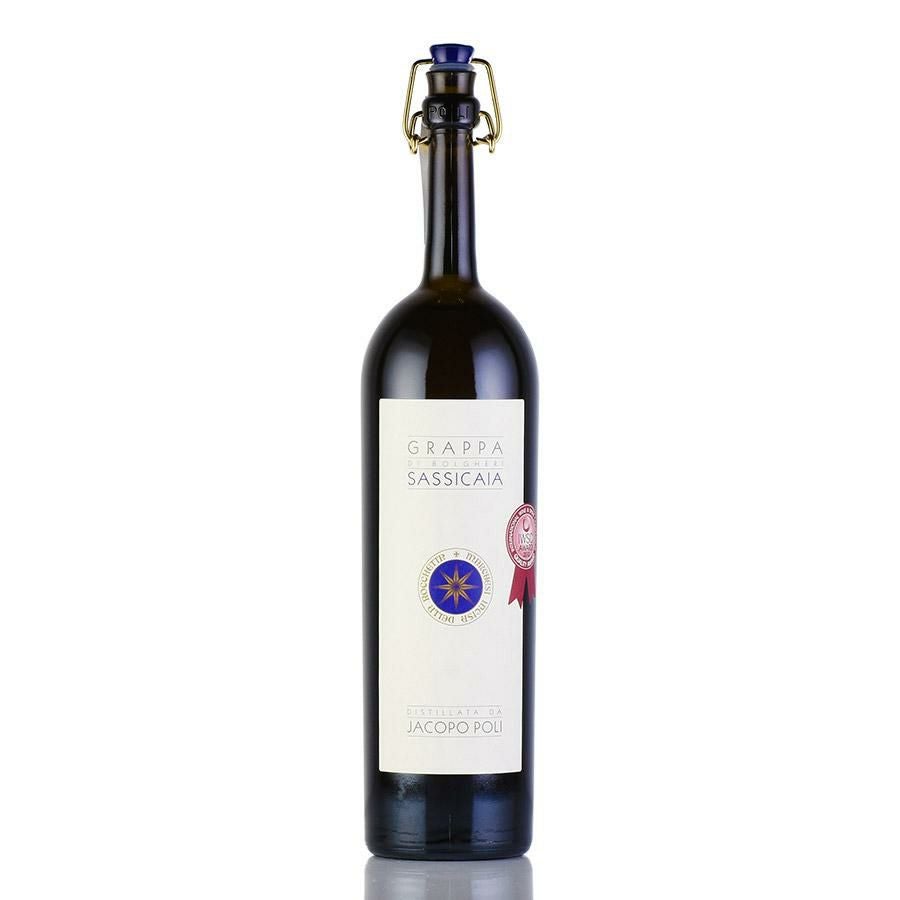 グラッパ ディ サッシカイア 500ml 正規品 缶入り ポーリ Poli Grappa