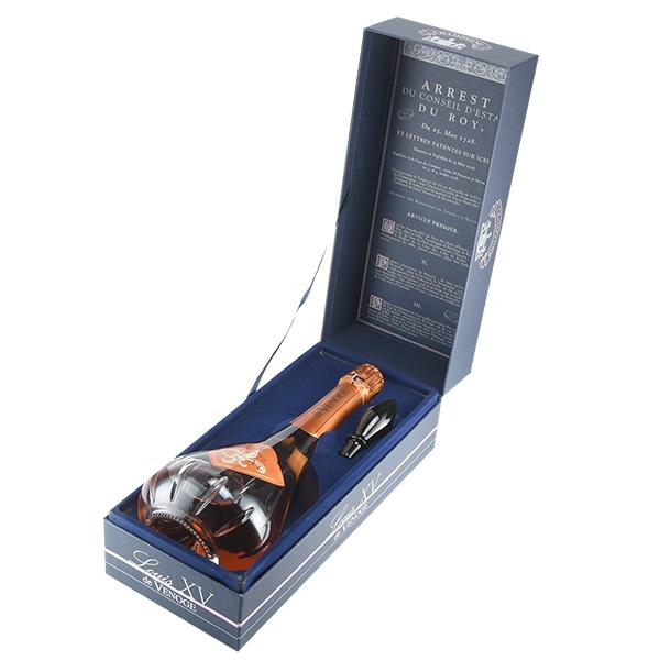 ドゥ ヴノージュ ルイ15世 ロゼ 2002 ギフトボックス キャンズ de