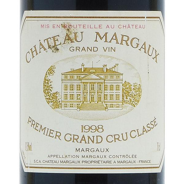 未開栓 シャトーマルゴー 1998 750ml シャトー マルゴー 1998 ラベル不良 Chateau Margaux フランス