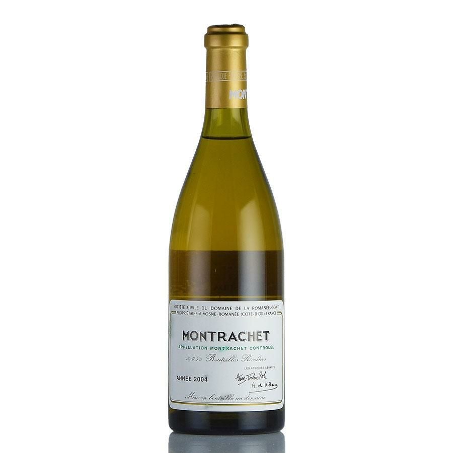 モンラッシェ Montrachet 空き瓶 DRC 2004年　コルク付き ロマネコンティ モンラッシェ 2004 液面コルク下2.5cm ドメーヌ ド ラ