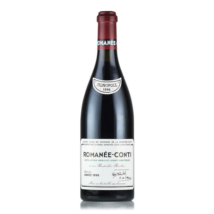 【空き瓶】ロマネ・コンティ　ROMANEE-CONTI 1996 28 ロマネコンティ ロマネコンティ 1996 ラベル不良 ドメーヌ ド ラ