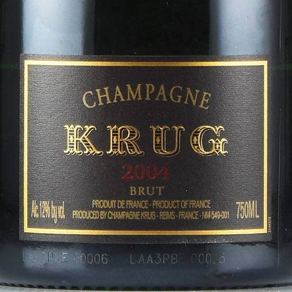 クリュッグ ヴィンテージ 2004 ギフトボックス Krug Vintage フランス