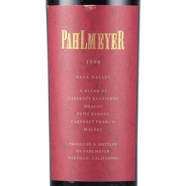 パルメイヤー プロプライエタリー レッド 1998 Pahlmeyer Proprietary