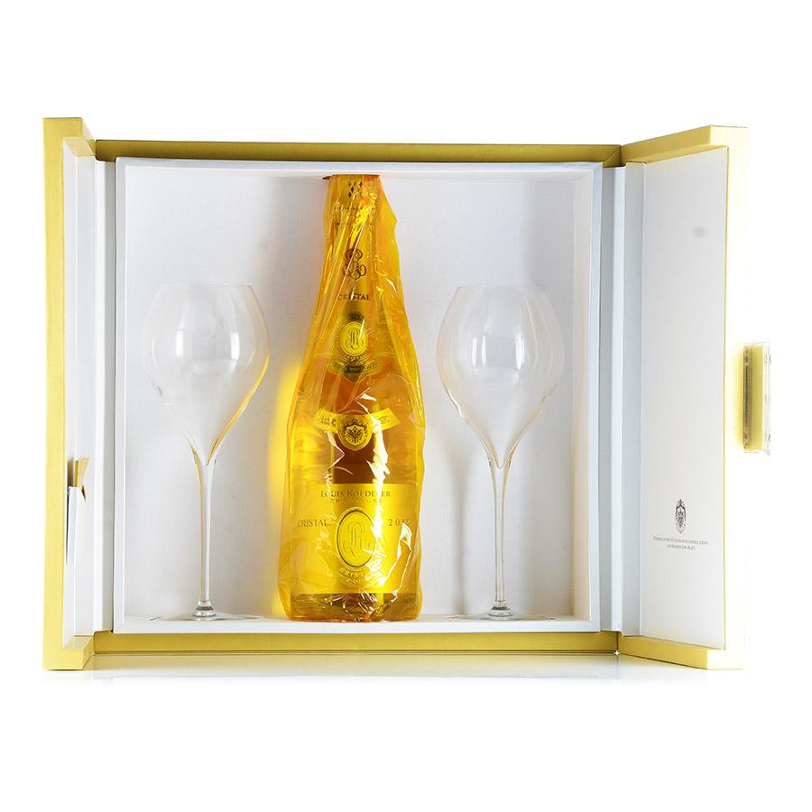 Cristal シャンパン 2本セット ルイ ロデレール クリスタル グラス2脚セット 2013 ルイロデレール