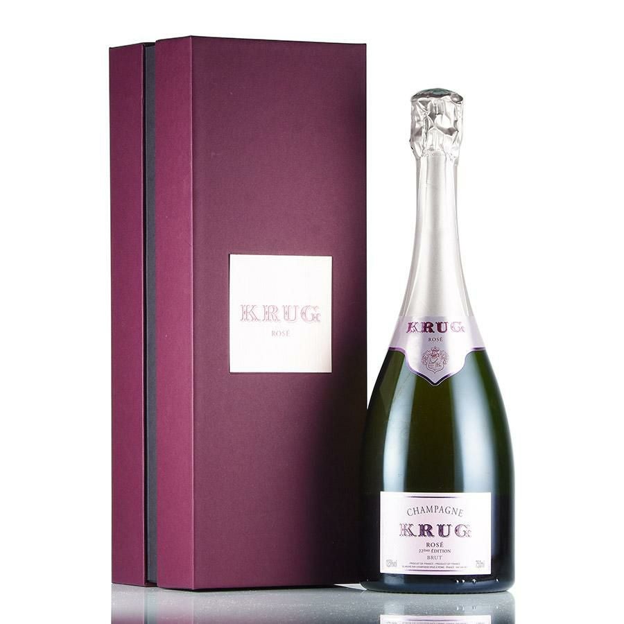 クルグ　クリュッグ ロゼ シャンパン　箱付き クリュッグ ロゼ エディション22 NV ギフトボックス Krug Rose 22 Eme