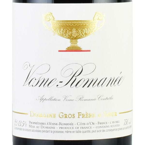 グロ フレール エ スール ヴォーヌ ロマネ 2020 ヴォーヌロマネ Gros