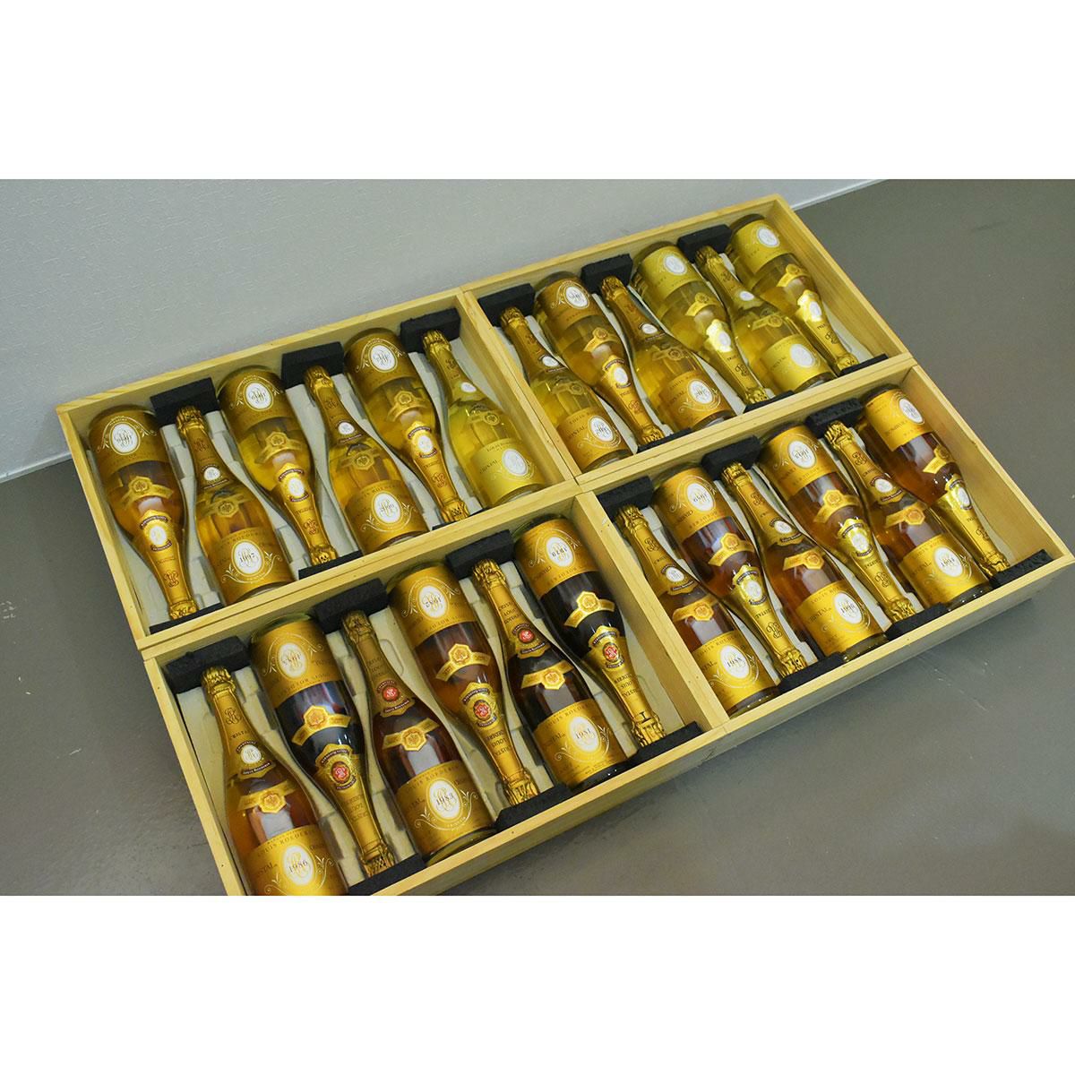 ルイ ロデレール クリスタル ヴァーティカル 24本セット ( 1979-2012