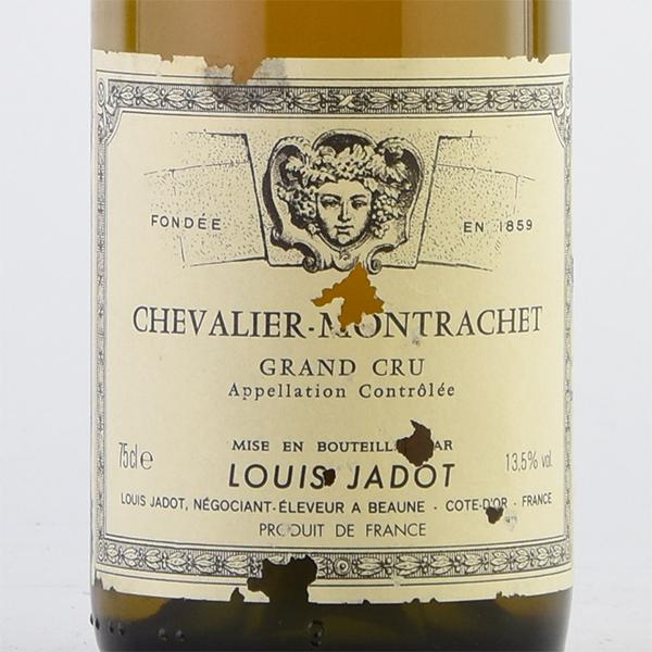 ルイ ジャド シュヴァリエ モンラッシェ グラン クリュ 1996 ラベル
