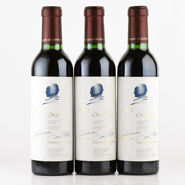 オーパス ワン 2001 ハーフ 375ml ラベル不良 オーパスワン オーパス