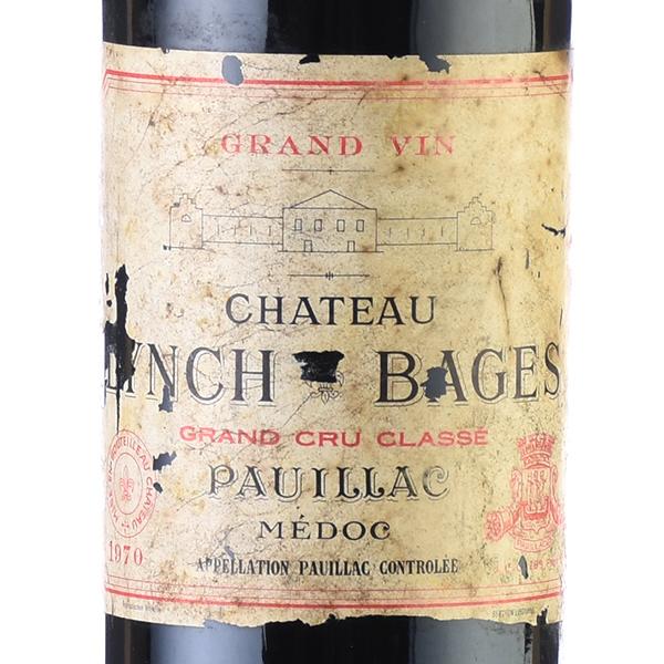 シャトー ランシュ バージュ 1970 ラベル不良 Chateau Lynch Bages