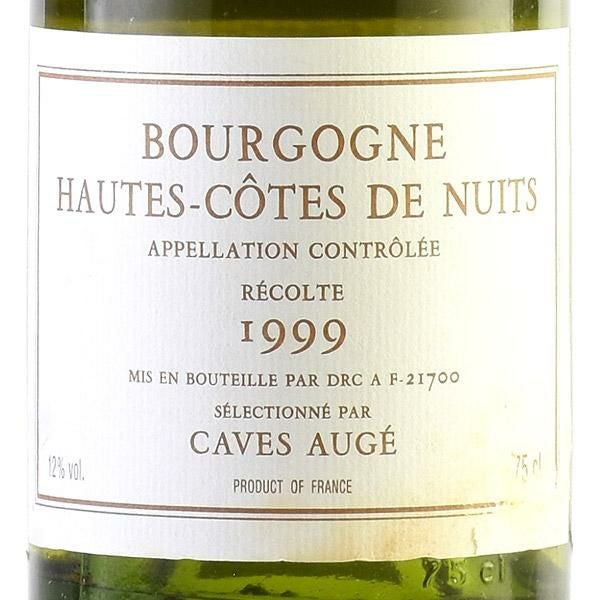 DRC ブルゴーニュ オート コート ド ニュイ カーヴ オジェ 1999 ラベル