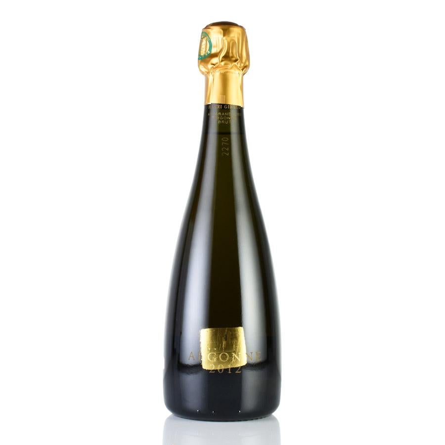 HENRI GIRAUD 2012 ARGONNEシャンパン アンリ ジロー アルゴンヌ 2012 ボトルプリント不良 アンリジロー