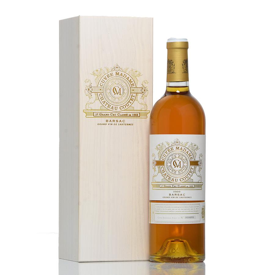 CHATEAU COUTET2009。 甘口ワイン フランス産 シャトー クーテ キュヴェ マダム 2009 木箱入り Chateau Coutet Cuvee