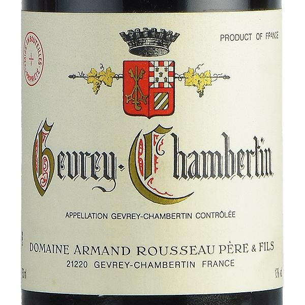 ワイン 1998 アルマン・ルソー　ジュヴレ・シャンベルタン アルマン ルソー ジュヴレ シャンベルタン 1998 Armand Rousseau