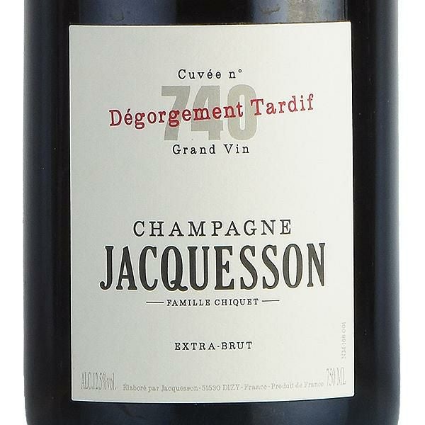 ジャクソン キュヴェ #740 デゴルジュマン タルディフ NV Jacquesson
