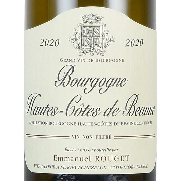 エマニュエル ルジェ オート コート ド ボーヌ ブラン 2020 Emmanuel