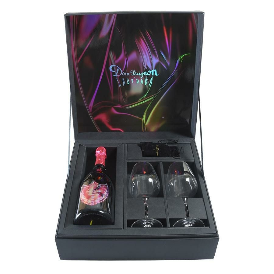 ドンペリ ドンペリニヨン ロゼ レディー ガガ グラス2脚 ストッパー