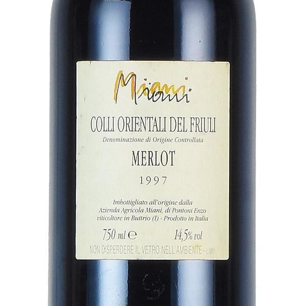ミアーニ メルロ 1997 ラベル不良 Miani Merlot イタリア 赤ワイン