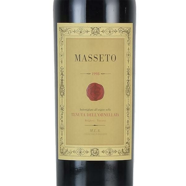 Masseto 1999マッセート　マッセト　ワインボトル　空き瓶　ワイン　空瓶 マッセート 1998 マセト マセット Ornellaia Masseto イタリア