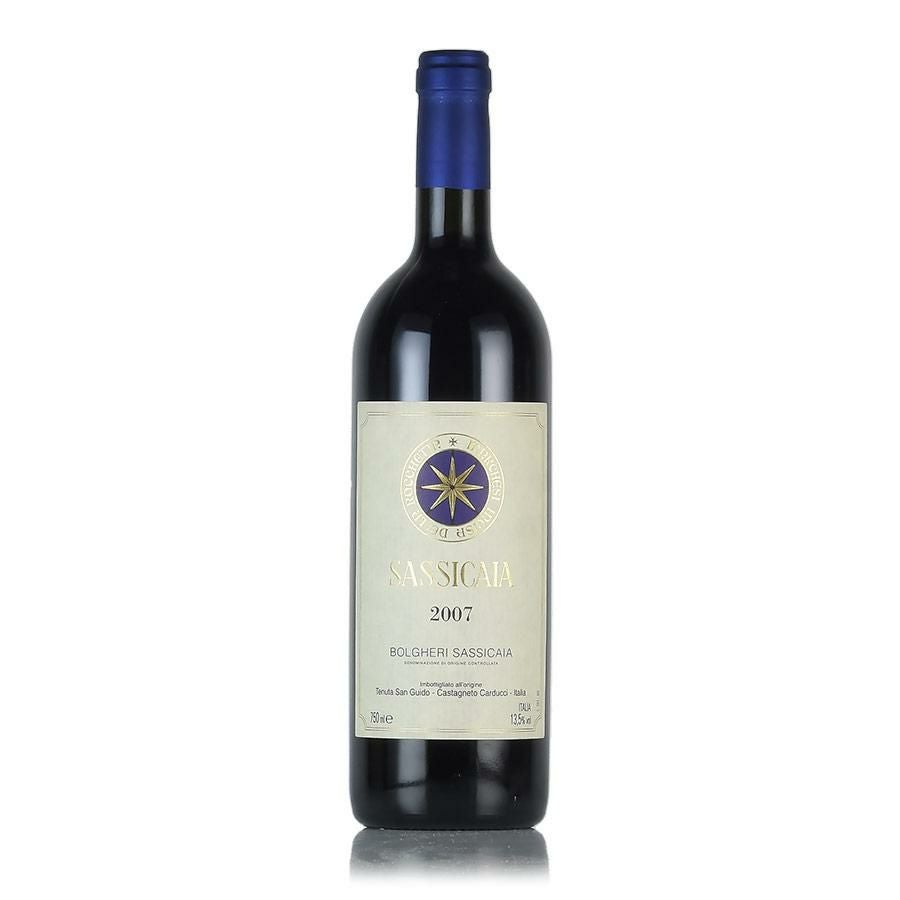 サッシカイア2007 パーカーポイント94点　当たり年　ヴィンテージワイン サッシカイア 2007 Tenuta San Guido Sassicaia イタリア 赤ワイン