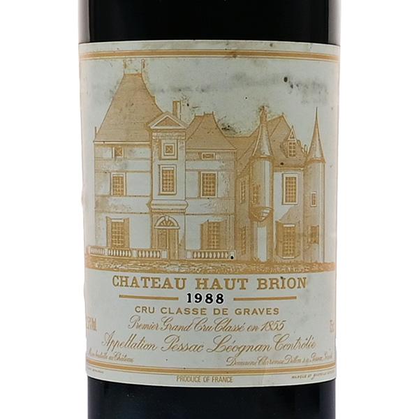 シャトー オー ブリオン 1988 ラベル不良 オーブリオン Chateau Haut