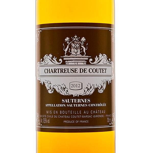 35%OFF】シャトー クーテ ラ シャルトリューズ ド クーテ 2012 Chateau