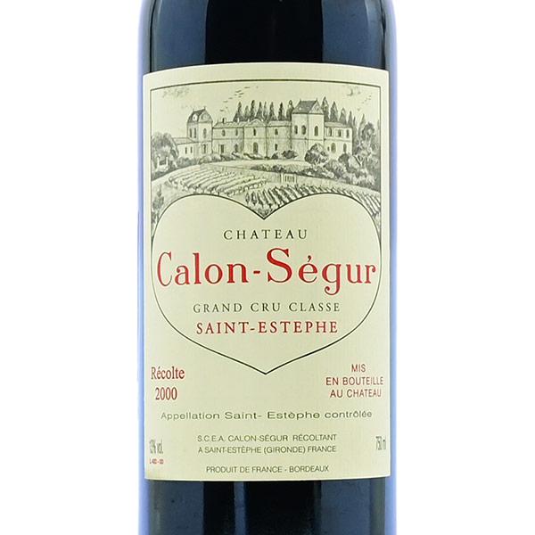 シャトー カロン セギュール 2000 コルク沈み Chateau Calon Segur
