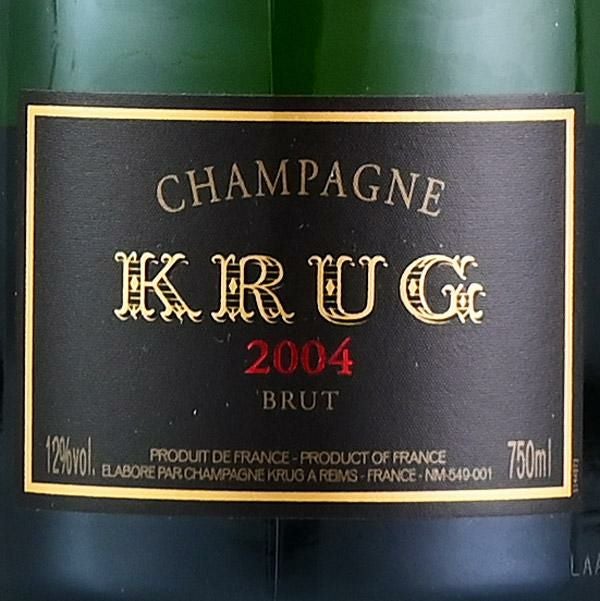 クリュッグ ヴィンテージ 2004 Krug Vintage フランス シャンパン