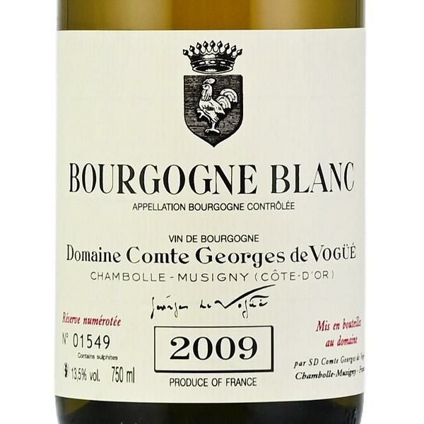 コント ジョルジュ ド ヴォギュエ ブルゴーニュ ブラン 2009 Comte