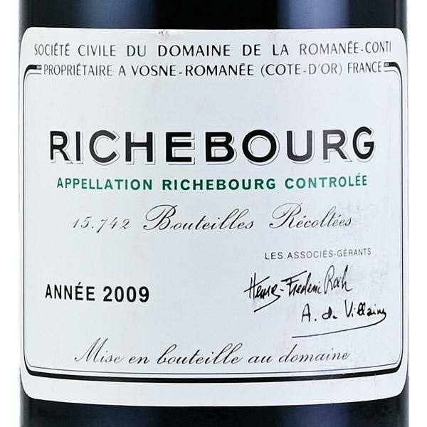 ロマネコンティ リシュブール 2009 ラベル不良 ドメーヌ ド ラ ロマネ